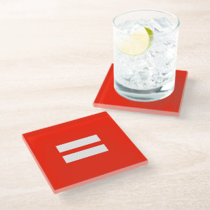 Equality Flag Glass Coaster