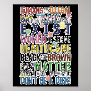 Equality For All - Much Love Sticker Poster