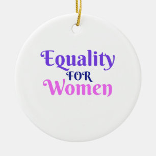 Equality for Women Ceramic Tree Decoration