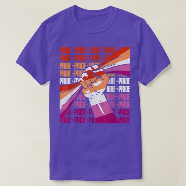 Equality Gay Pride Month Queer Lesbian Flag Pride  T-Shirt (Design Front)