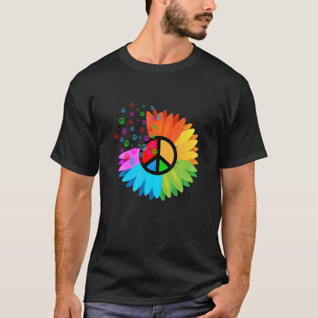 Equality Hippie Gift Peace T-Shirt (Front)