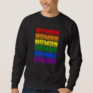 Equality Human Flag Lgbt Rights Gay Pride Month Tr Sweatshirt
