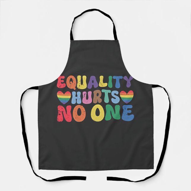 Equality Hurts No One LGBT Human Right  Apron (Front)