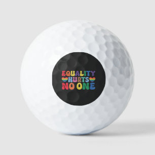 Equality Hurts No One LGBT Human Right Golf Balls