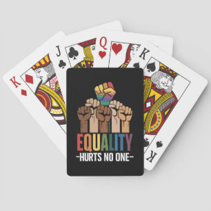 Equality Hurts No One LGBTQ Pride Human Rights Playing Cards