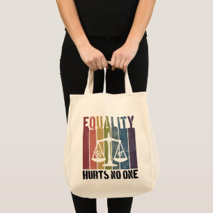 Equality Hurts No One Patriotic LGBTQ Pride Rights Tote Bag