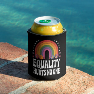 Equality Hurts No One Rainbow Equal Rights Groovy Can Cooler