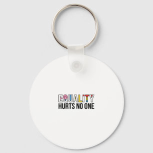 Equality Hurts No One Vintage Pride Shirt Design_1 Key Ring