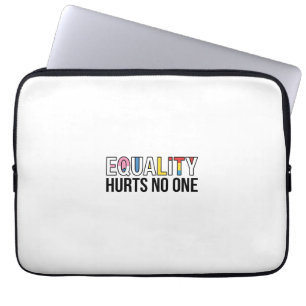 Equality Hurts No One Vintage Pride Shirt Design_1 Laptop Sleeve