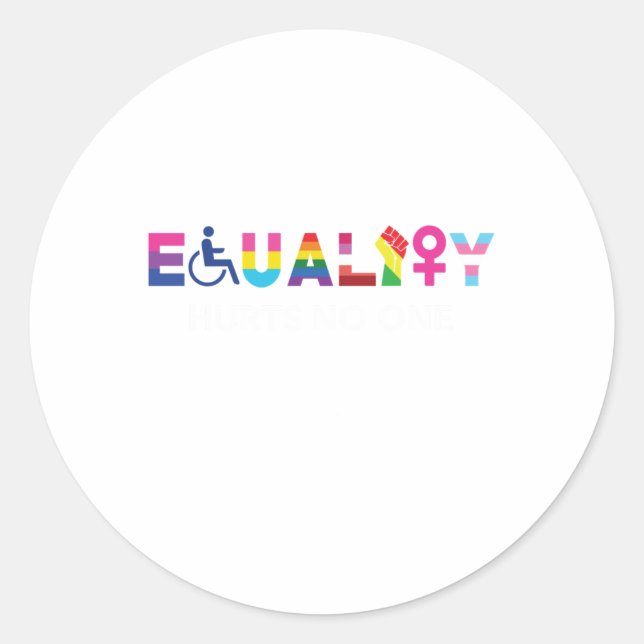 Equality Hurts Sticker  (Front)