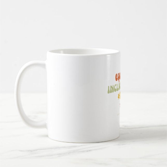 Equality Inclusion Diversity Equity Love Never Fai Coffee Mug (Left)