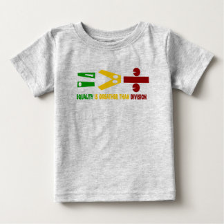 equality is greater than division baby T-Shirt