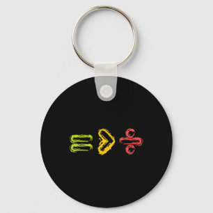 Equality Is Greater Than Division Human Rights Key Ring