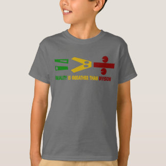 equality is greater than division T-Shirt