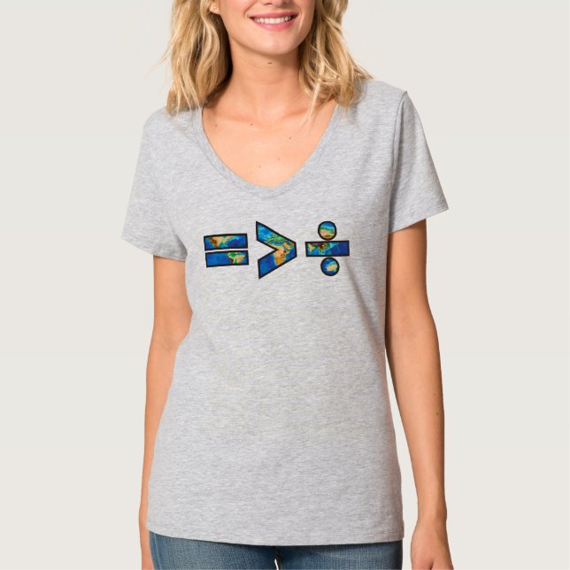 Equality is Greater than Division T-Shirt (Front)