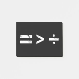 Equality Is Greater Than DivisionSocial Justice Post-it Notes