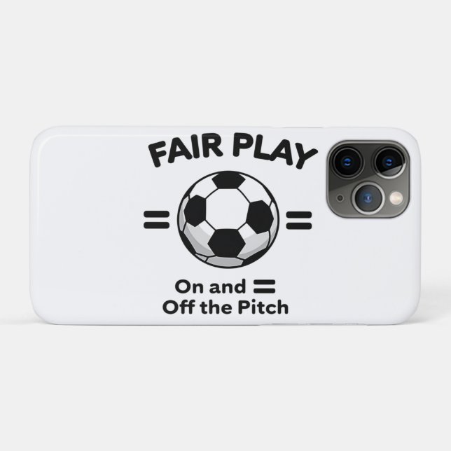 Equality Kickoff: Fair Play On and Off the Pitch Case-Mate iPhone Case (Back (Horizontal))