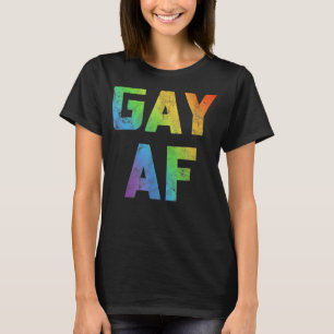 Equality Lesbian Gay Af Rainbow Lgbtq Awareness Pr T-Shirt