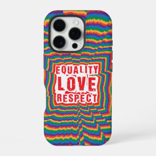 Equality Love and Respect Pride Month iPhone 16 Pro Case