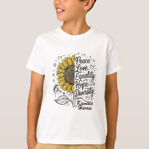 Equality Love Hope Diversity Kamala Harris T-Shirt