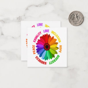 Equality Love Inclusion Hope Diversity Kindness Card