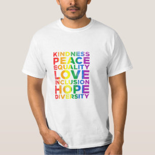 Equality Love Rainbow  T-Shirt
