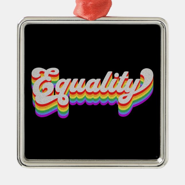 Equality Metal Tree Decoration (Front)