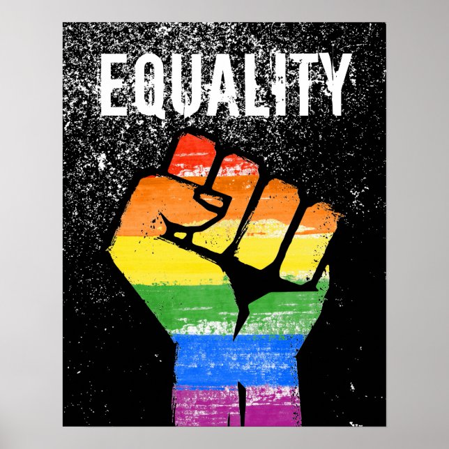 Equality Pride Fist Poster (Front)