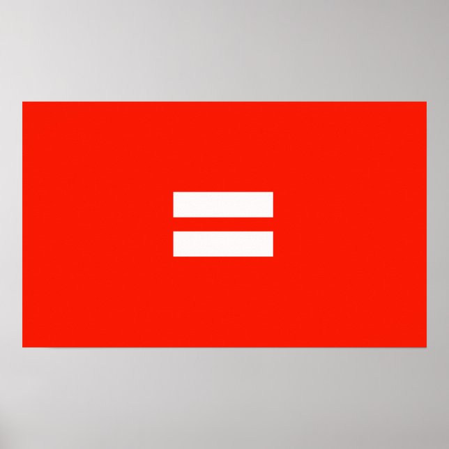 Equality Pride Flag Poster (Front)