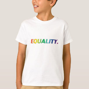 Equality pride lgbtq lgbt queer gay rainbow colour T-Shirt
