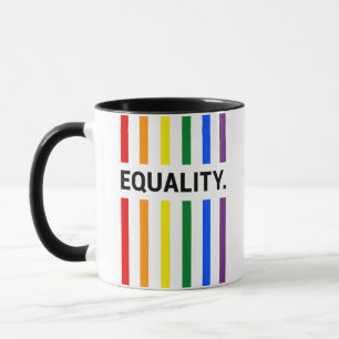 Equality Pride Rainbow Mug
