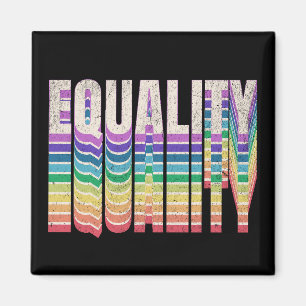 Equality text design magnet