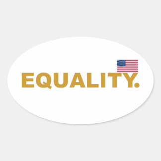 Equality USA Collection 2 Oval Sticker