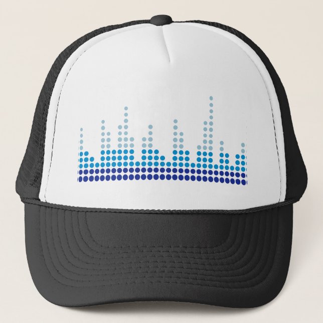 Equalizer music trucker hat (Front)