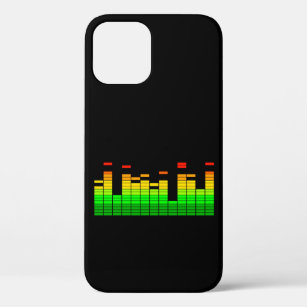 Equalizer Vibes from the Beat of DJ Music decor iPhone 12 Case
