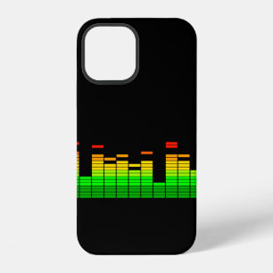Equalizer Vibes from the Beat of DJ Music decor iPhone 12 Case