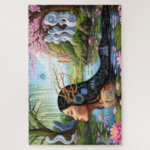 "Equations in Bloom" – A Digital Portrait Jigsaw Puzzle