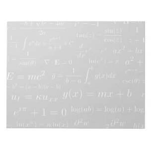 Equations of Math and Science Notepad