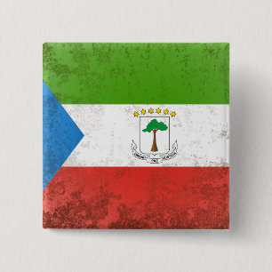 Equatorial Guinea 15 Cm Square Badge