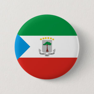 Equatorial Guinea 6 Cm Round Badge