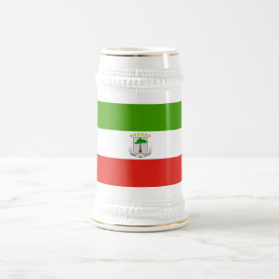 Equatorial Guinea Flag Beer Stein