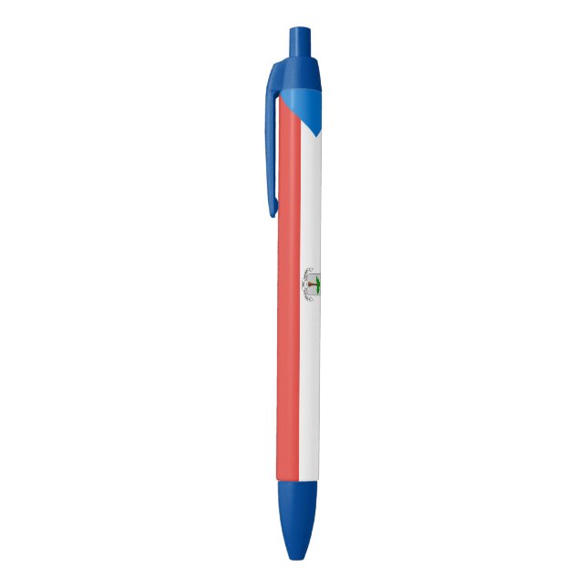Equatorial Guinea Flag Black Ink Pen (Top (Vertical))