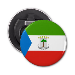 Equatorial Guinea Flag Bottle Opener