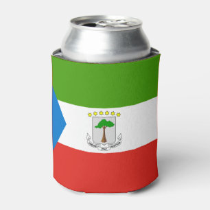 Equatorial Guinea Flag Can Cooler