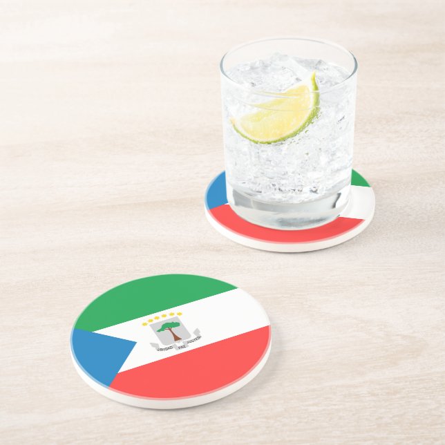 Equatorial Guinea flag Coaster (Side)