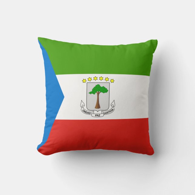 Equatorial Guinea Flag Cushion (Front)