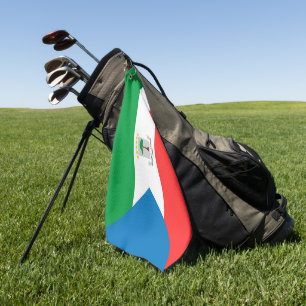 Equatorial Guinea flag Golf Towel