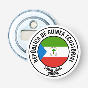 Equatorial Guinea Flag Gorgeous Patriotic Bottle Opener