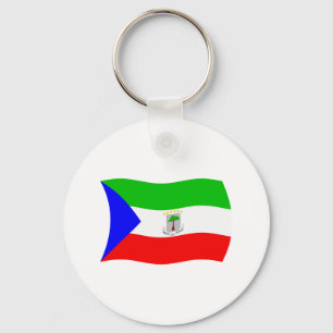 Equatorial Guinea Flag Keychain
