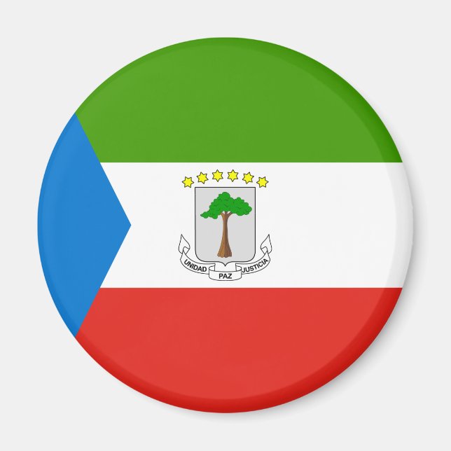 Equatorial Guinea Flag Magnet (Front)